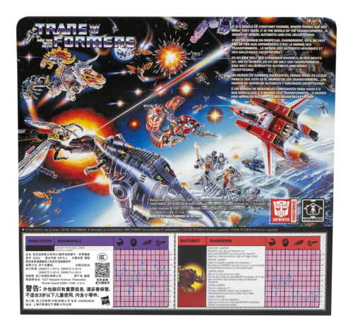Transformers Generations Retro 40th Anniversary G1 Bombshell and Ramhorn
