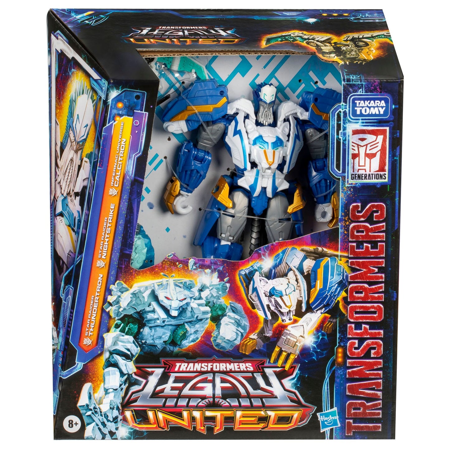 Transformers Generations Legacy United Leader Class Star Raider Thundertron + Nightstrike + Calcitron (Import Stock)