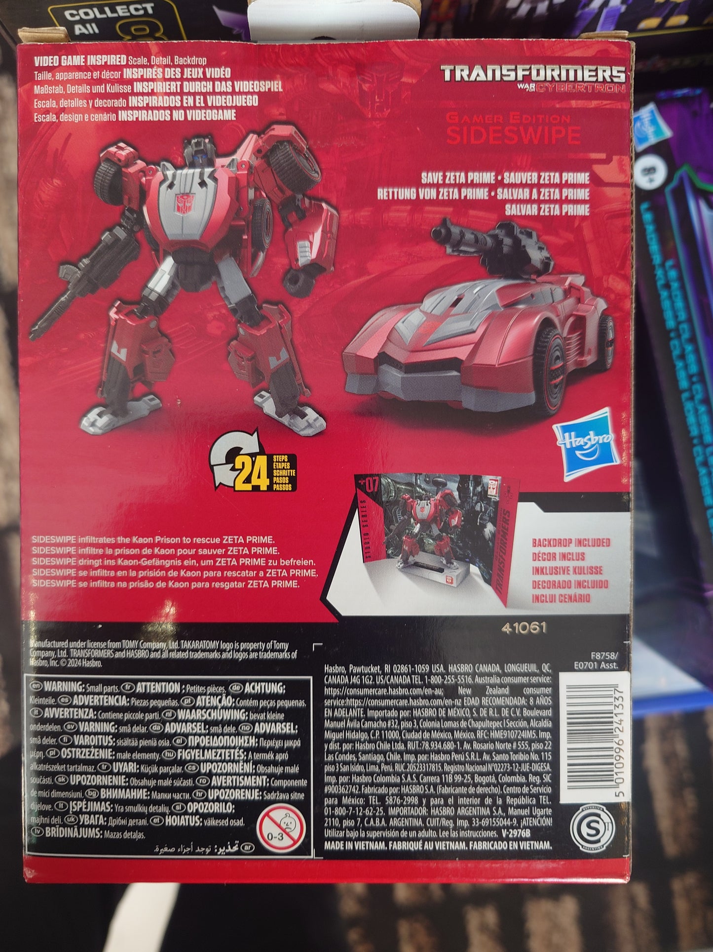 Transformers Generations Studio Series Gamer Edition Deluxe War For Cybertron Sideswipe.