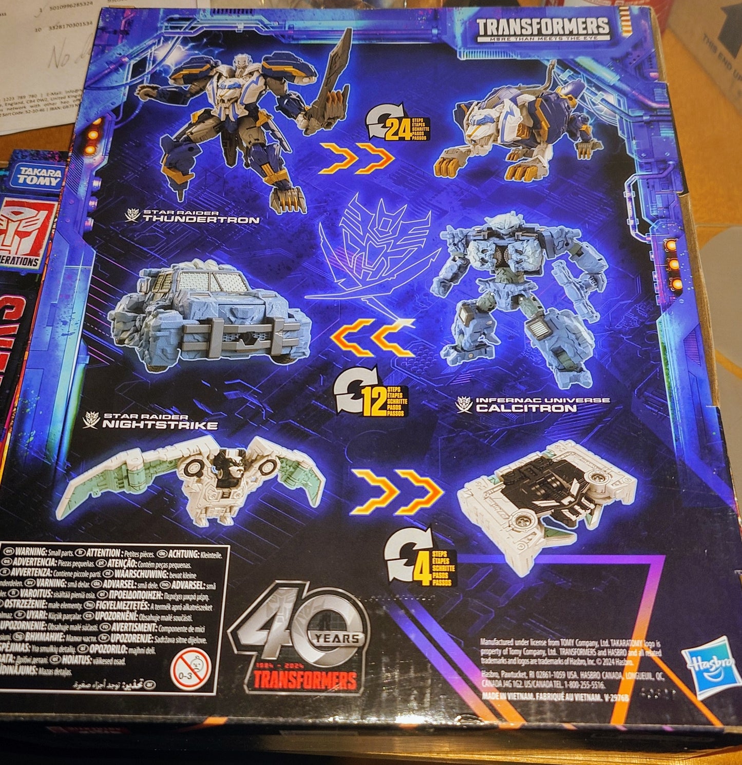 Transformers Generations Legacy United Leader Class Star Raider Thundertron + Nightstrike + Calcitron (Import Stock)