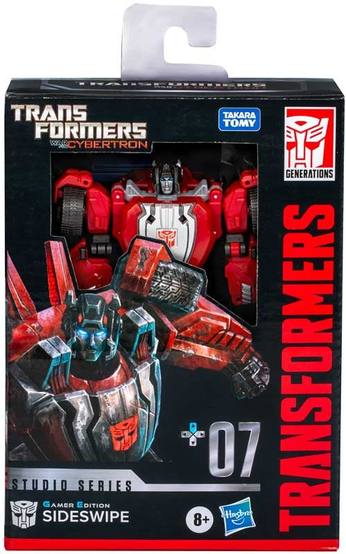 Transformers Generations Studio Series Gamer Edition Deluxe War For Cybertron Sideswipe.