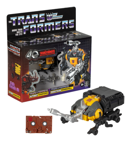 Transformers Generations Retro 40th Anniversary G1 Bombshell and Ramhorn